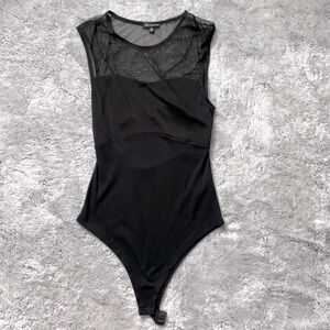 Black Mesh Bodysuit!